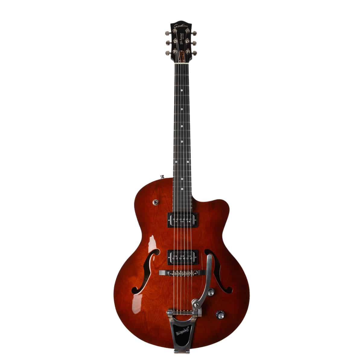 Godin 5th Ave, Uptown, T-Armond Havana Brown w/bag sf