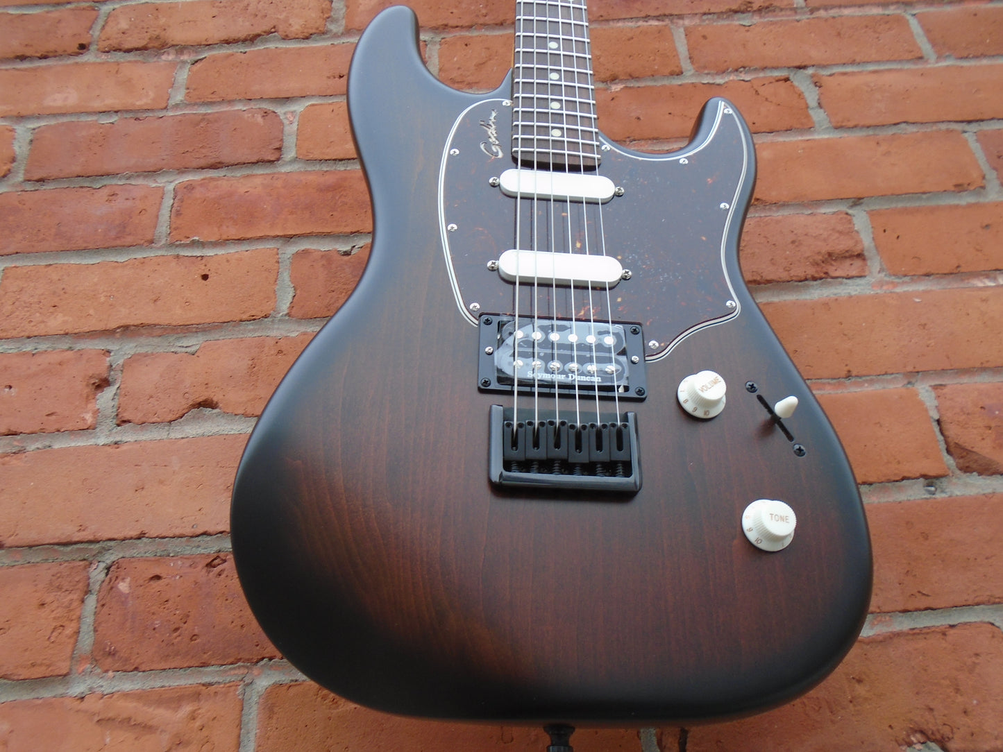 Godin session R PRO Bourbon Burst sf w/bag