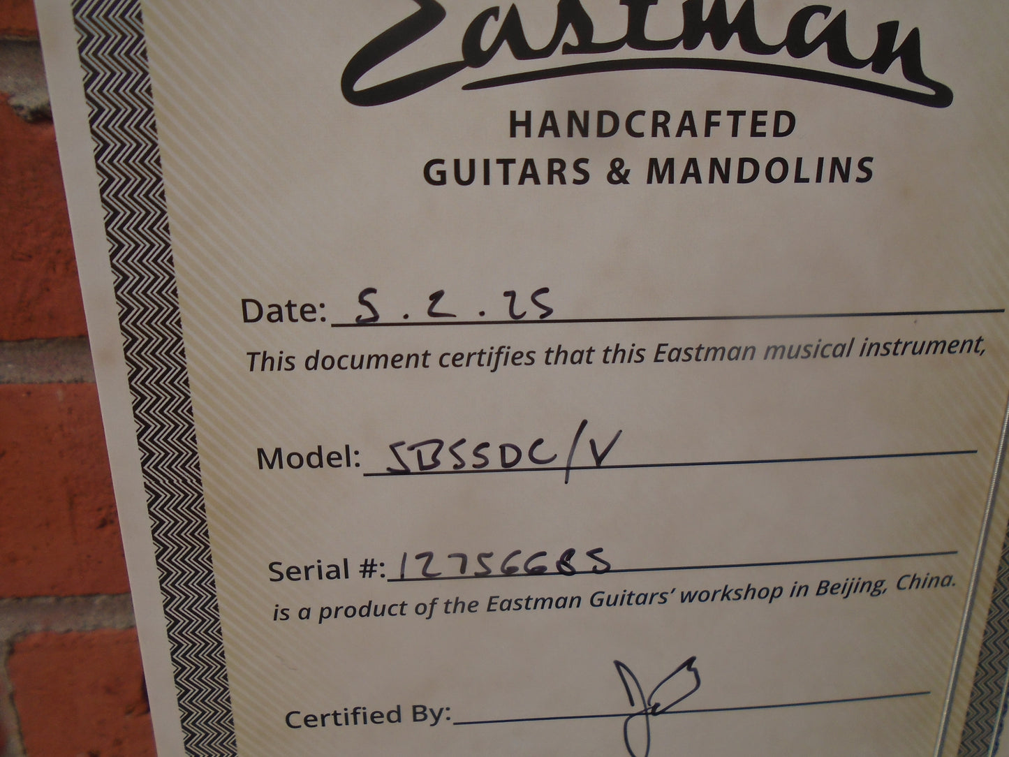 Eastman SB55DC/V