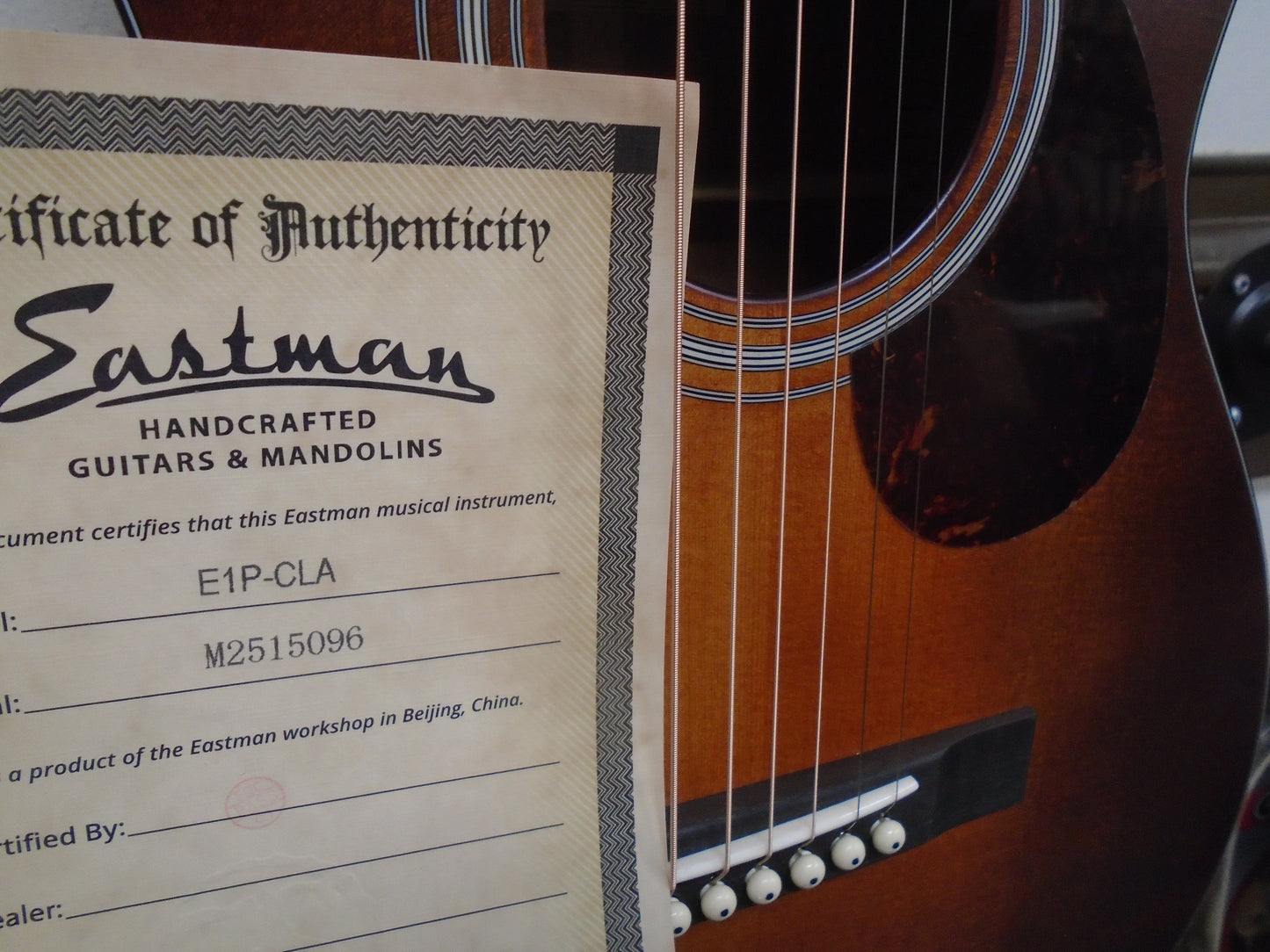 Eastman E1P-CLA w.bag, store demo