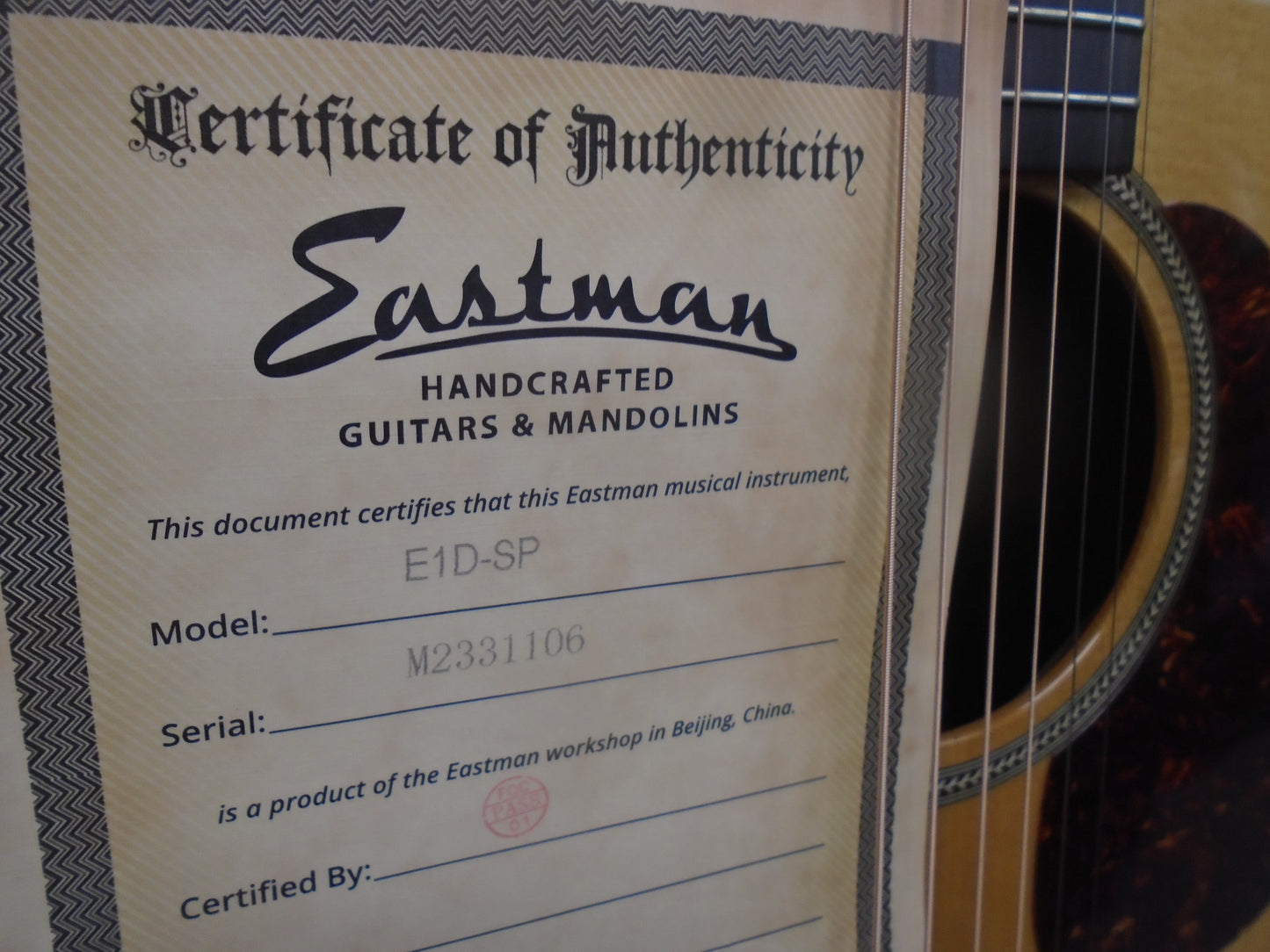 Eastman E1D-SP w/bag