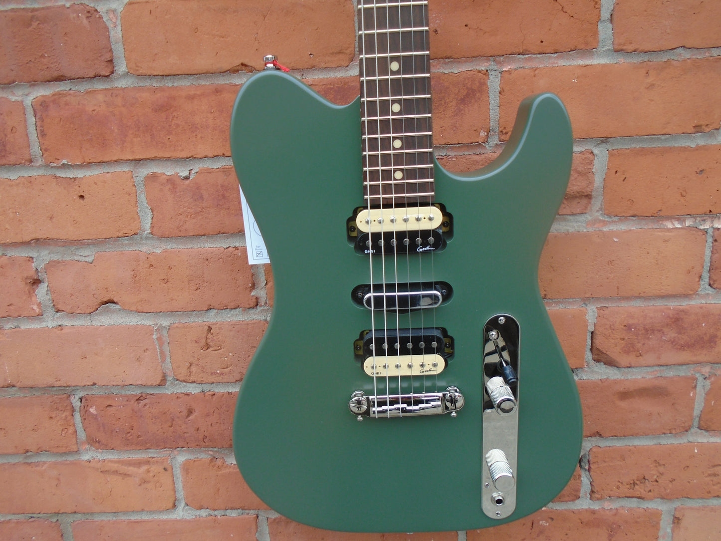 Godin Radium Green guitar w/bag