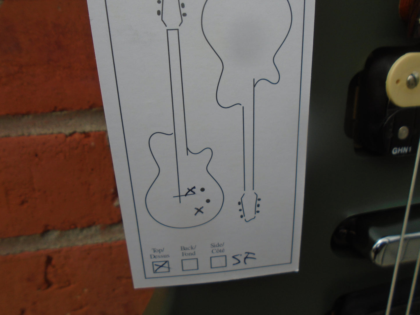 Godin Radium HT Matter Green w/bag sf