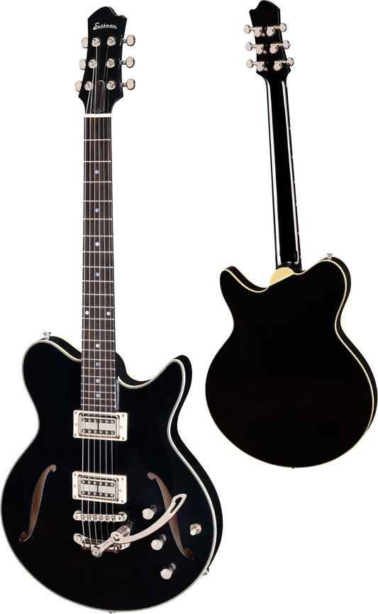 Romeo NY-Black guitar w/hard case